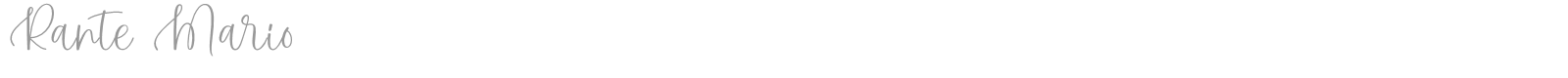 Rante Mario font preview